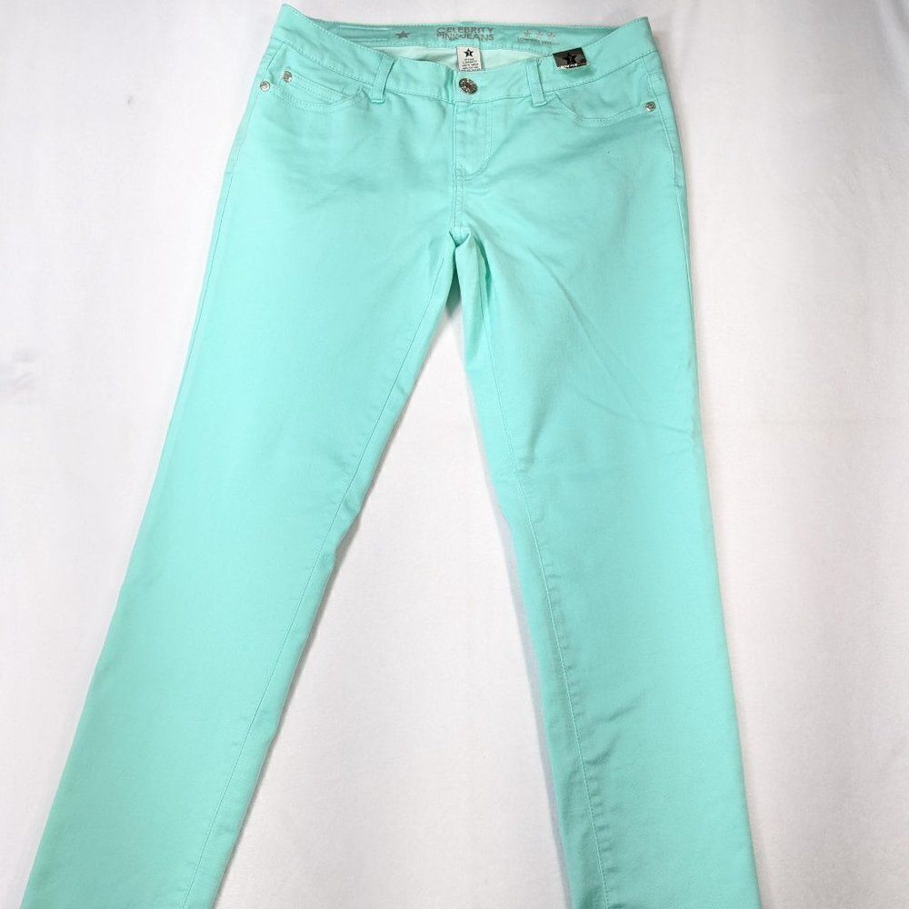 NWT Celebrity Pastel Green Skinny Pants